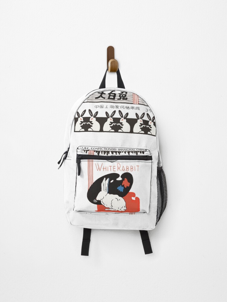 white rabbit backpack