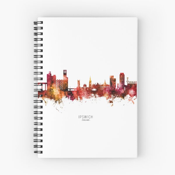 Item preview, Ipswich England Skyline designed and sold by ArtPrints.