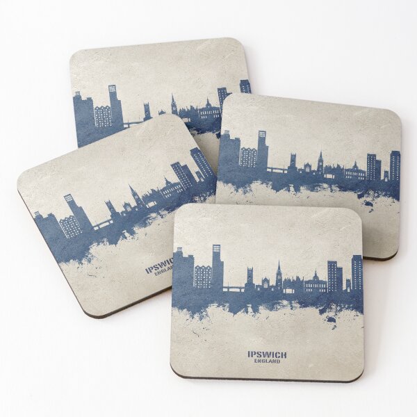 Item preview, Ipswich England Skyline designed and sold by ArtPrints.