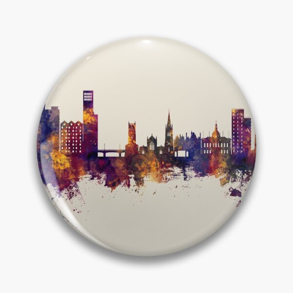 Item preview, Ipswich England Skyline designed and sold by ArtPrints.