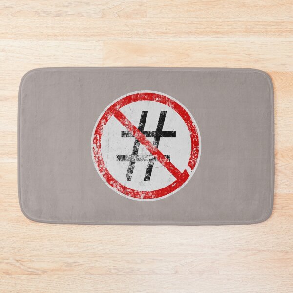 Item preview, No Hashtags designed and sold by UDDesign.