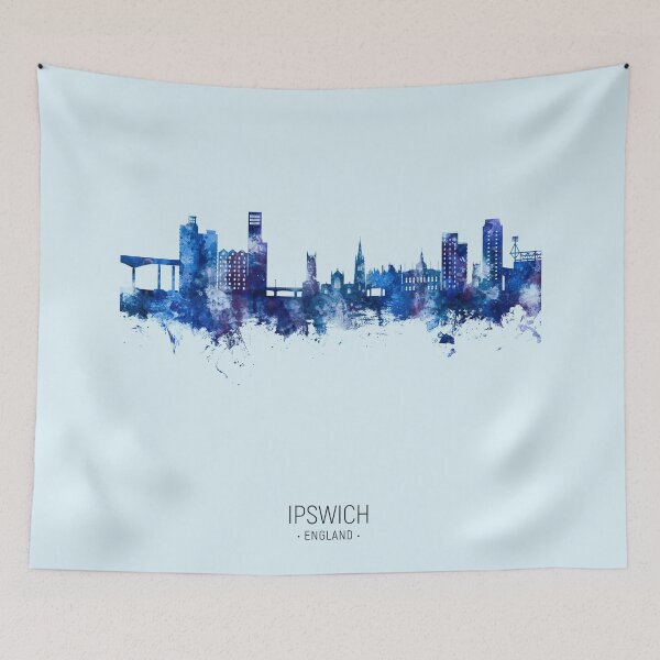 Item preview, Ipswich England Skyline designed and sold by ArtPrints.