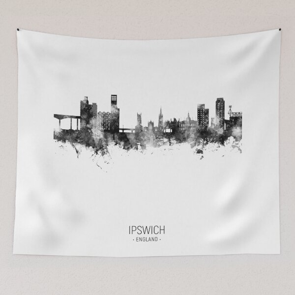 Item preview, Ipswich England Skyline designed and sold by ArtPrints.