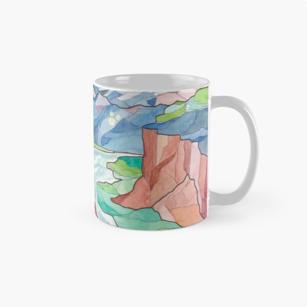 Item preview, Colorful Canyon Watercolor designed and sold by ManoonFrance.