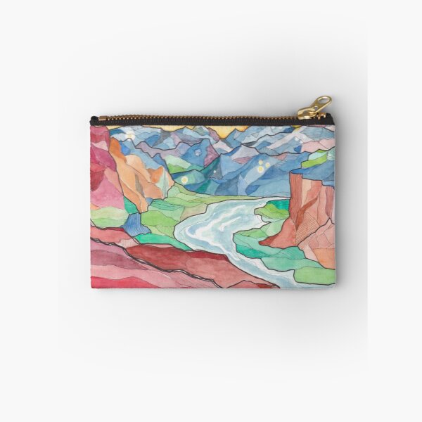 Item preview, Colorful Canyon Watercolor designed and sold by ManoonFrance.