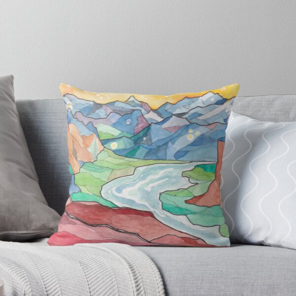 Item preview, Colorful Canyon Watercolor designed and sold by ManoonFrance.
