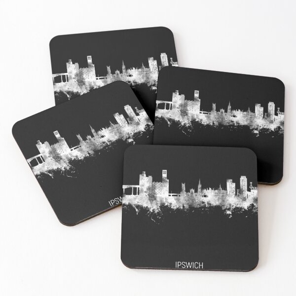 Item preview, Ipswich England Skyline designed and sold by ArtPrints.