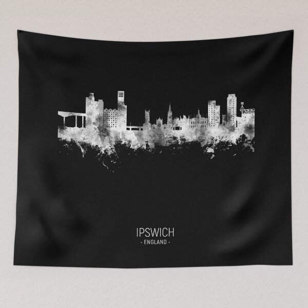 Item preview, Ipswich England Skyline designed and sold by ArtPrints.