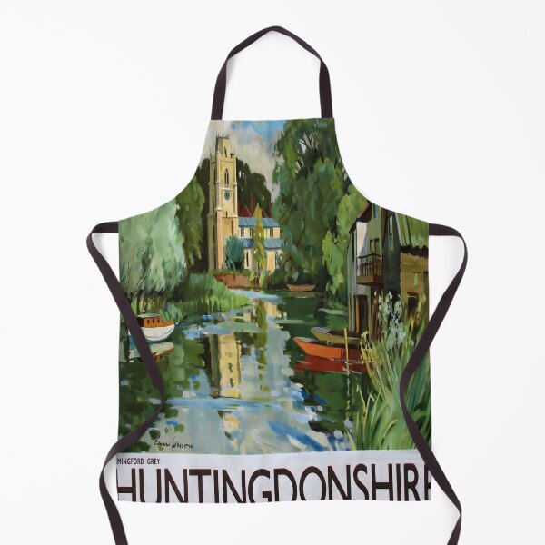 Item preview, Railway Poster Huntingdonshire designed and sold by stickart-marek.