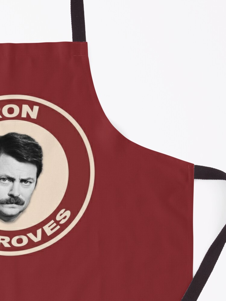 Alternate view of Ron Approves - Parks and Recreation Apron