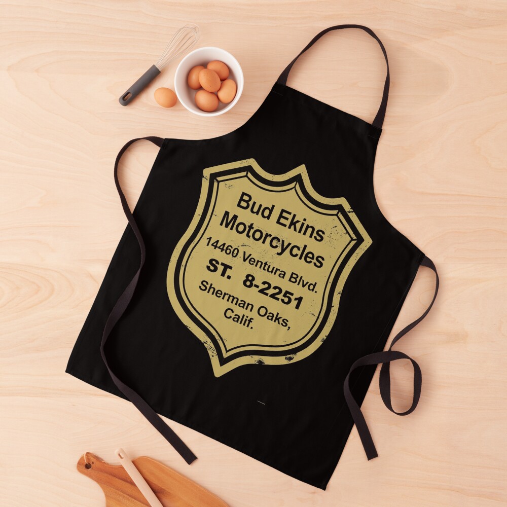 Bud Ekins Motorcycles Apron