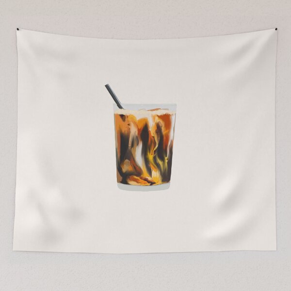 Item preview, Iced Coffee With Milk In Cup With Straw  designed and sold by kqwdesigns.