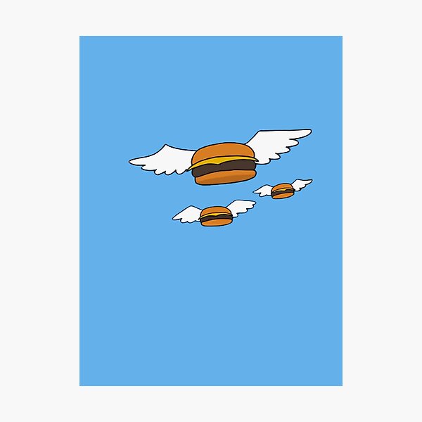 Item preview, Bob's Flying Burgers  designed and sold by goodmayonnaise.
