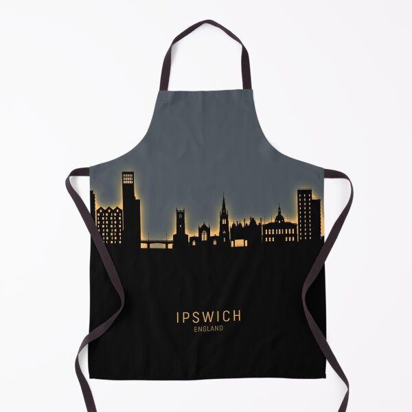 Item preview, Ipswich England Skyline designed and sold by ArtPrints.