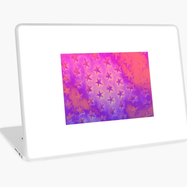 stars pink purple Laptop Skin