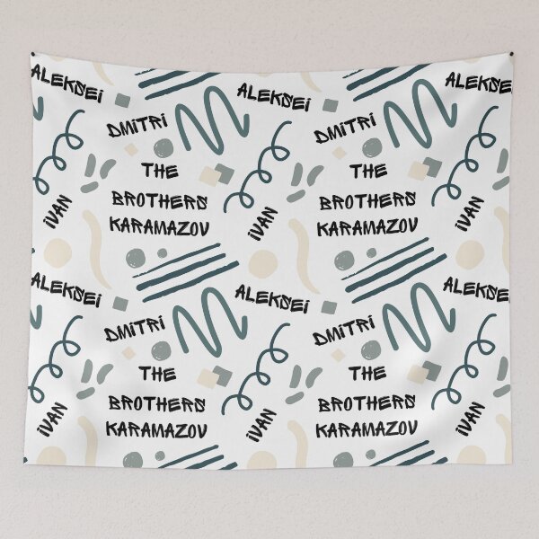 Item preview, The Brothers Karamazov Graffiti Pattern | Dostoevsky designed and sold by EarlessPierre.