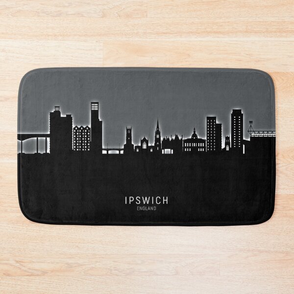Item preview, Ipswich England Skyline designed and sold by ArtPrints.