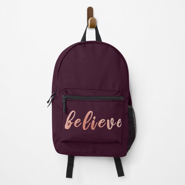 Item preview, Rose Gold Calligraphy Believe Inspirational Quote designed and sold by NAYANA S KUMAR.
