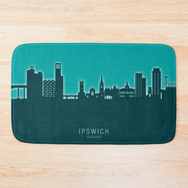 Item preview, Ipswich England Skyline designed and sold by ArtPrints.