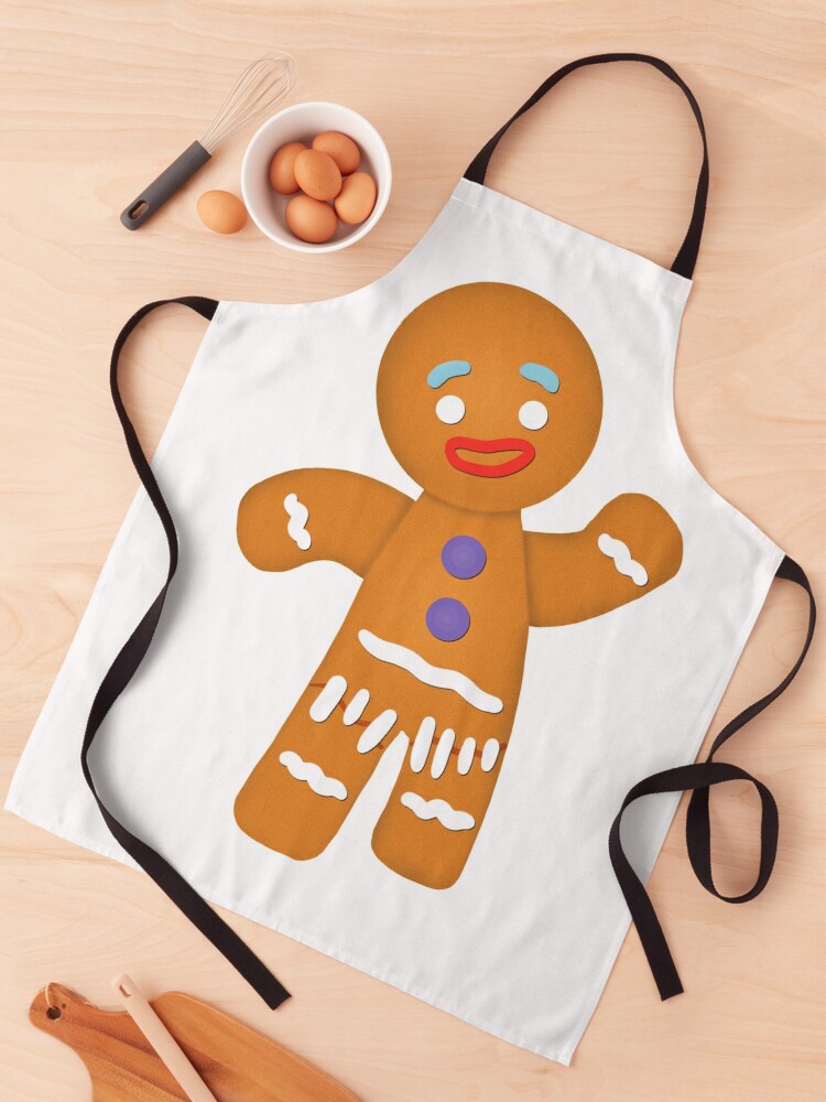 Tablier de cuisine pour enfant motif Bonhommes Pain d'épices - Tablier  enfant