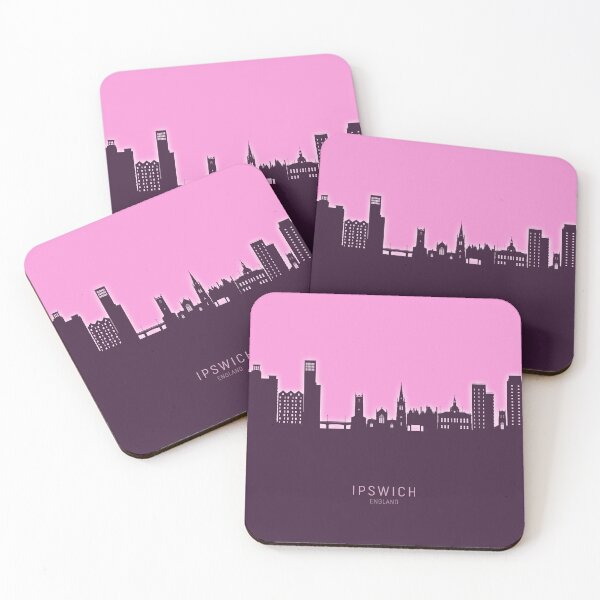Item preview, Ipswich England Skyline designed and sold by ArtPrints.