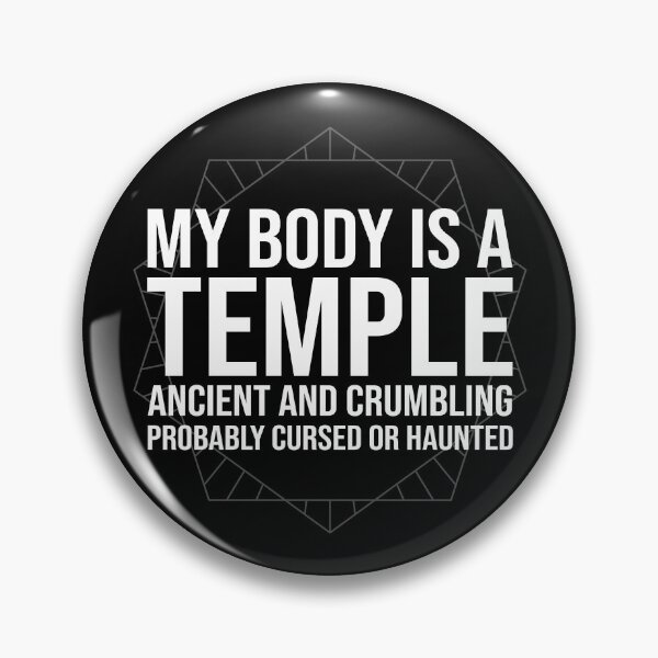 Item preview, My Body Is A Temple designed and sold by fusedtees.