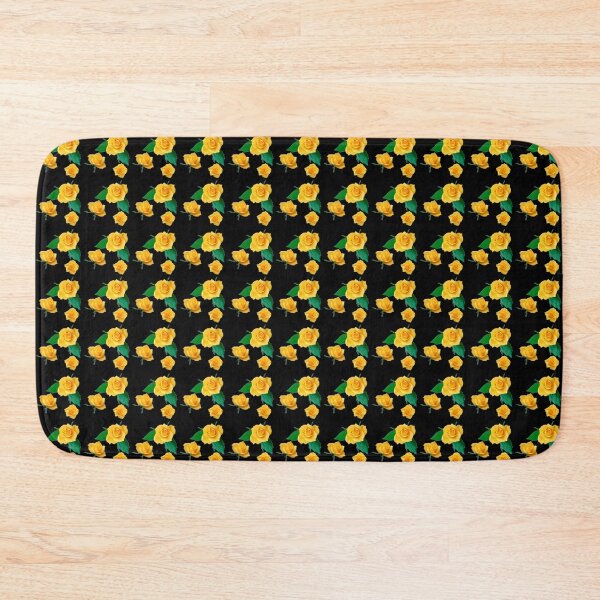 Item preview, Seamless patterned back ground of yellow roses designed and sold by With My Hands By K.