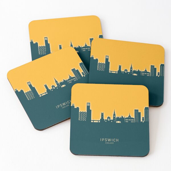 Item preview, Ipswich England Skyline designed and sold by ArtPrints.