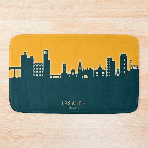Item preview, Ipswich England Skyline designed and sold by ArtPrints.