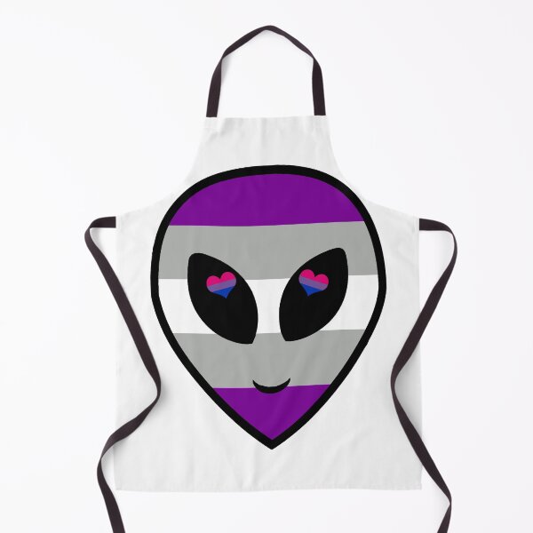 Item preview, Biromantic Grey Ace Alien designed and sold by silentrebel.