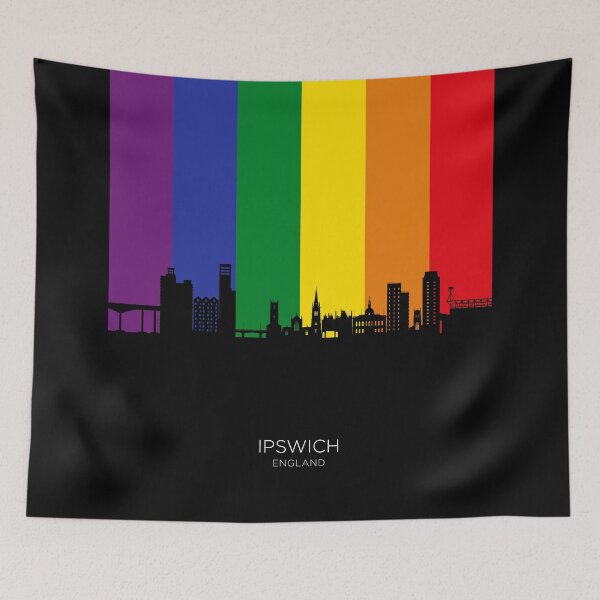 Item preview, Ipswich England Skyline designed and sold by ArtPrints.