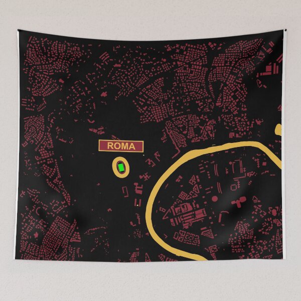 Item preview, Roma Giallorossi - Olimpico Stadium Map by stadiamap designed and sold by stadiamap.