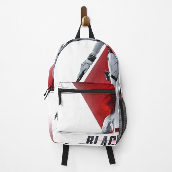 black white red Backpack