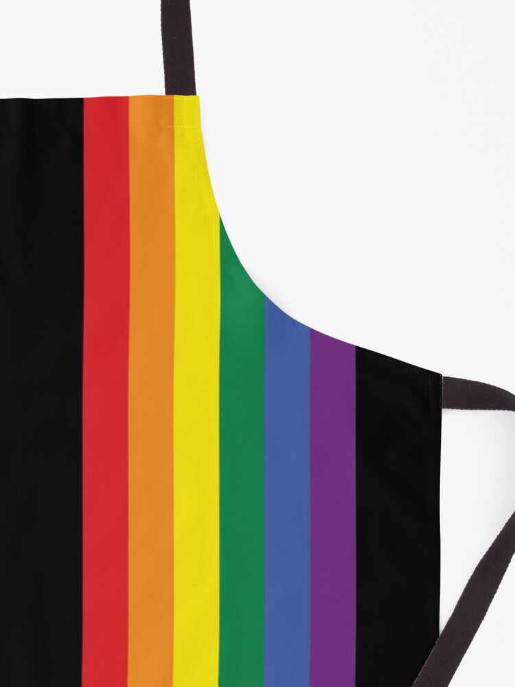 Alternate view of Rainbow Pride LGBT Strip Apron