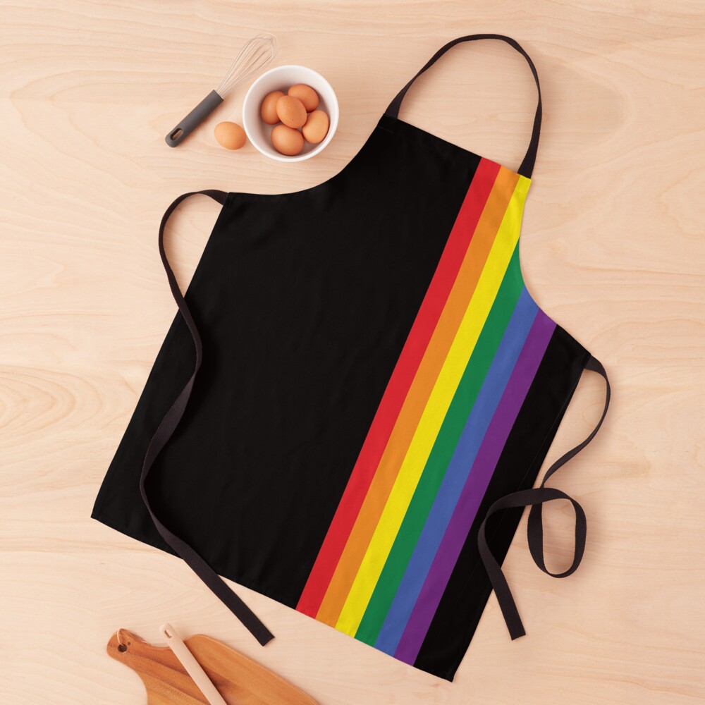 Rainbow Pride LGBT Strip Apron