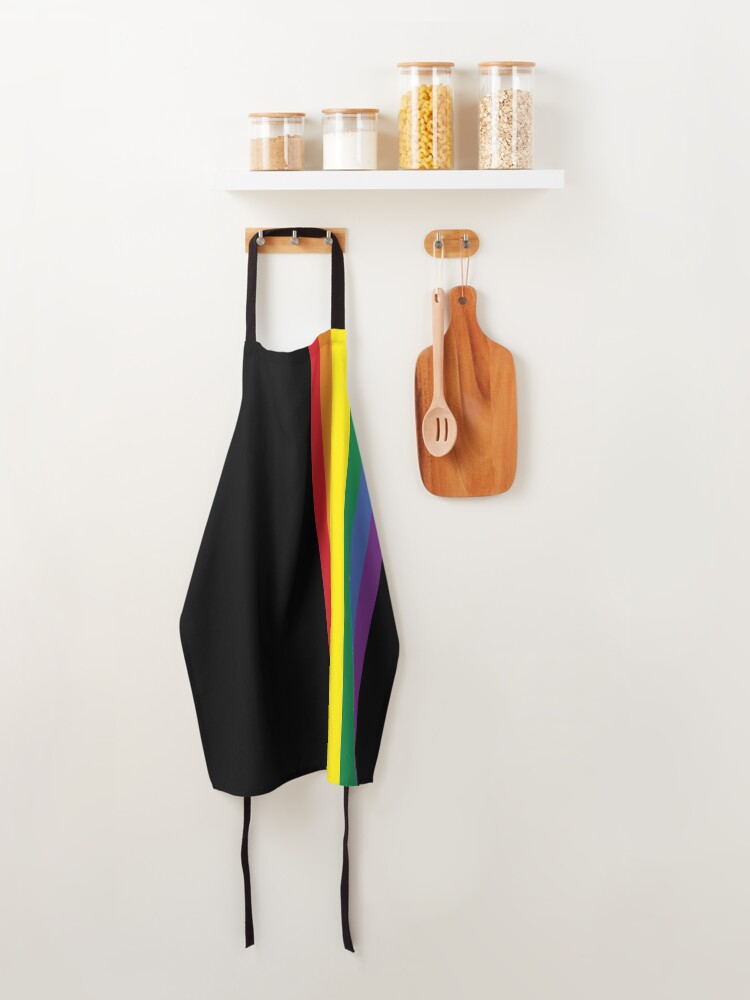 Alternate view of Rainbow Pride LGBT Strip Apron