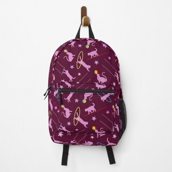Item preview, Acrobatic Cats in Dark Pink designed and sold by The Wellington Boot.
