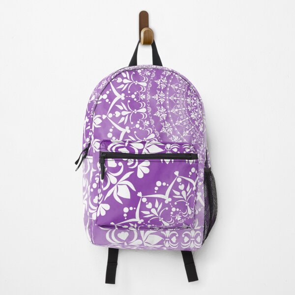 Item preview, Mandala purple marbled white designed and sold by ChrissiCreation.
