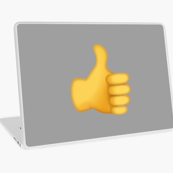 Thumbs up emoji Laptop Skin