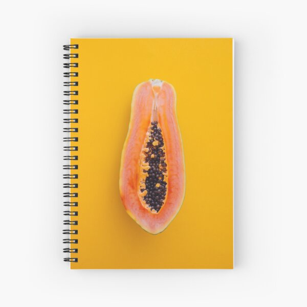 Download Papaya Spiral Notebooks Redbubble PSD Mockup Templates