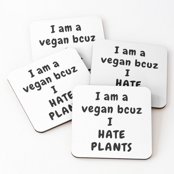 Item preview, bcuz vegan funny t shirt  designed and sold by HIPNOTIZAR  CRAFTS.