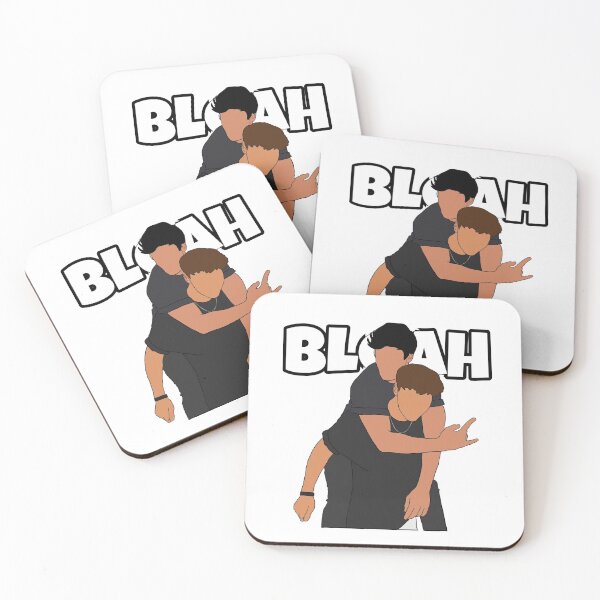 Item preview, 'BLOAH' (Noah Beck and Blake Gray) block written design designed and sold by itstiggydesigns.