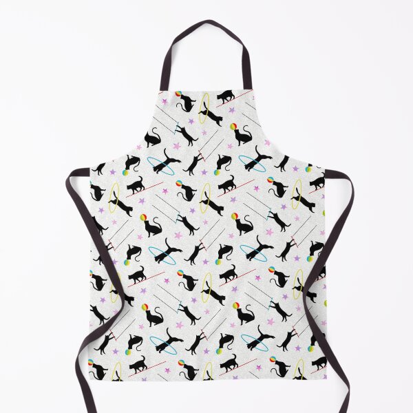 Item preview, Acrobatic Cats on White designed and sold by The Wellington Boot.