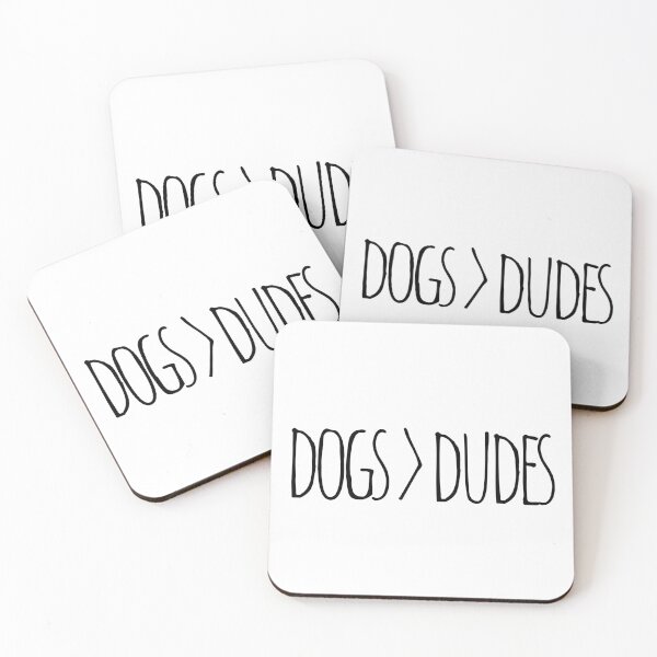 Item preview, Dogs Over Dudes gift idea for dog lovers designed and sold by The Little Wood Cottage.