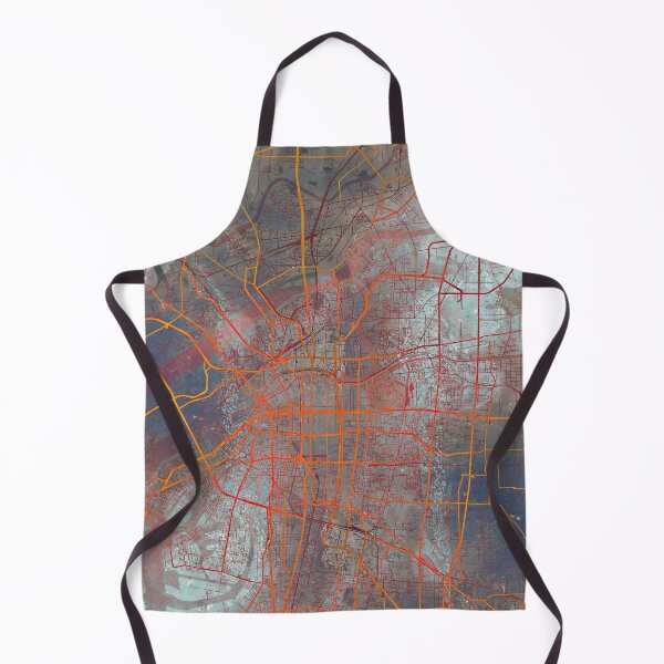 Item preview, Osaka Japan Street Map Urban designed and sold by IvonDesign.