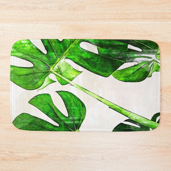 Item preview, Green Leaf Monstera Plant - For plant lovers designed and sold by ColortrixArt.