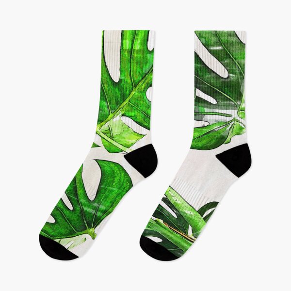 Item preview, Green Leaf Monstera Plant - For plant lovers designed and sold by ColortrixArt.