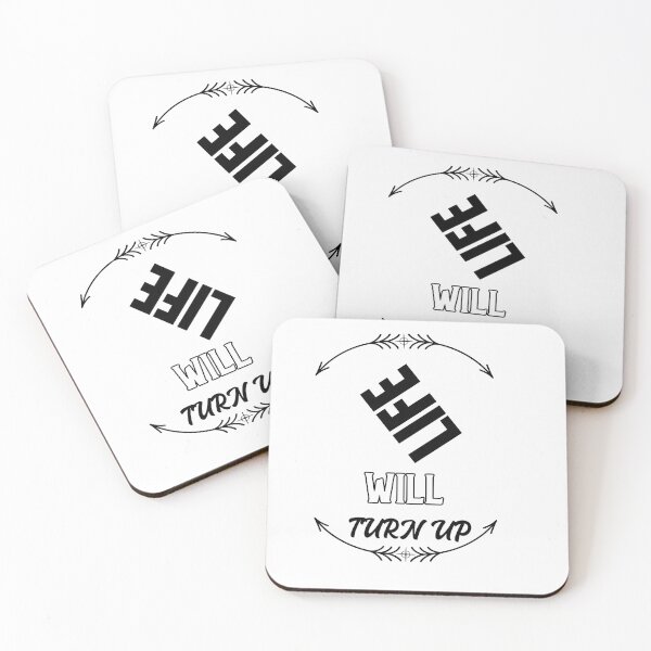 Item preview, Life will turn up a motivational inspirational design  designed and sold by cathelkav.