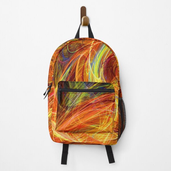 Item preview, CRAZY PHOTON Vibrant Yellow Orange Brown Fractal Swirls designed and sold by BulganLumini.