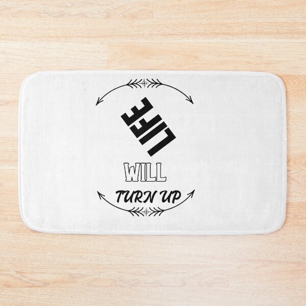 Item preview, Life will turn up a motivational inspirational design  designed and sold by cathelkav.